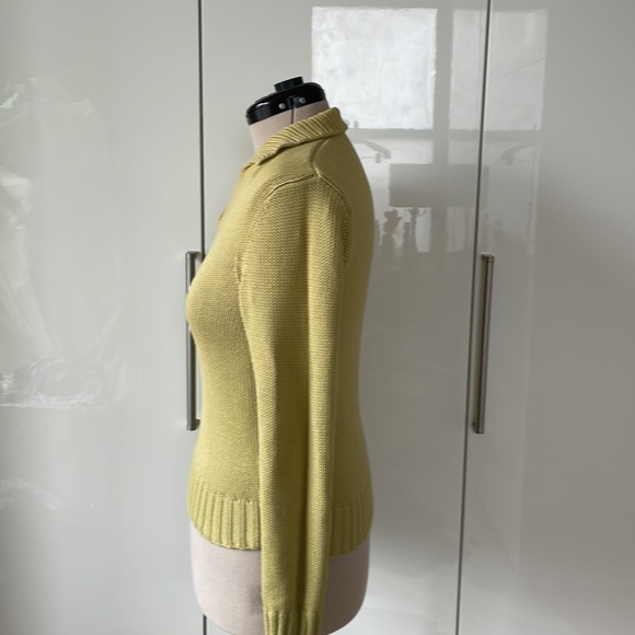 J Crew Sweater Color- Yellow/Green Size-Medium - Picture 3 of 12